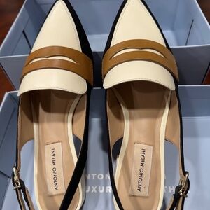 New Antonio Melani Flats ,Suede & Leather, NEW